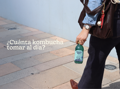 ¿Cuánta kombucha tomar al día?