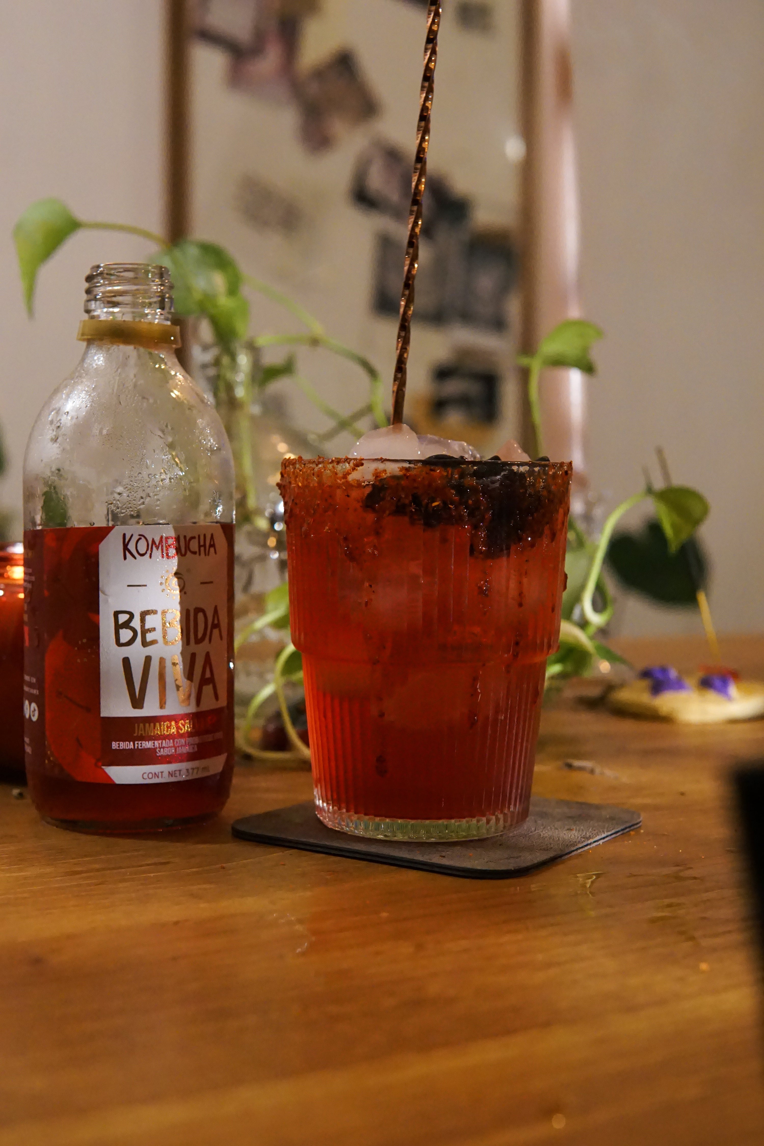 Receta de Halloween con kombucha de Jamaica Salvaje