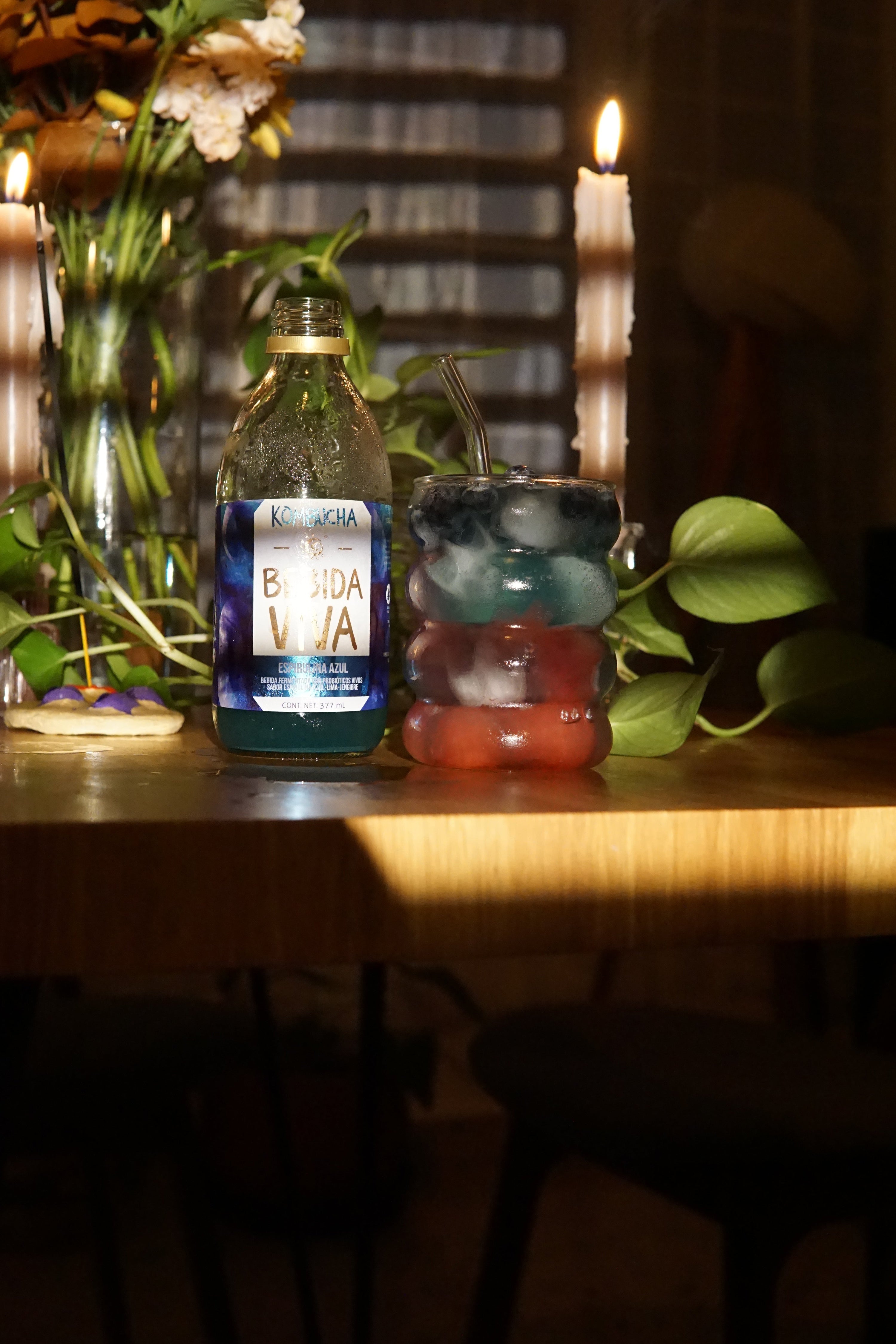 Receta de Halloween con Espirulina Azul