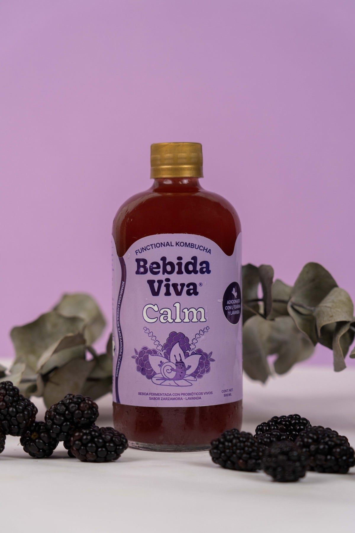 Calm - Zarzamora Lavanda - 12 Pack