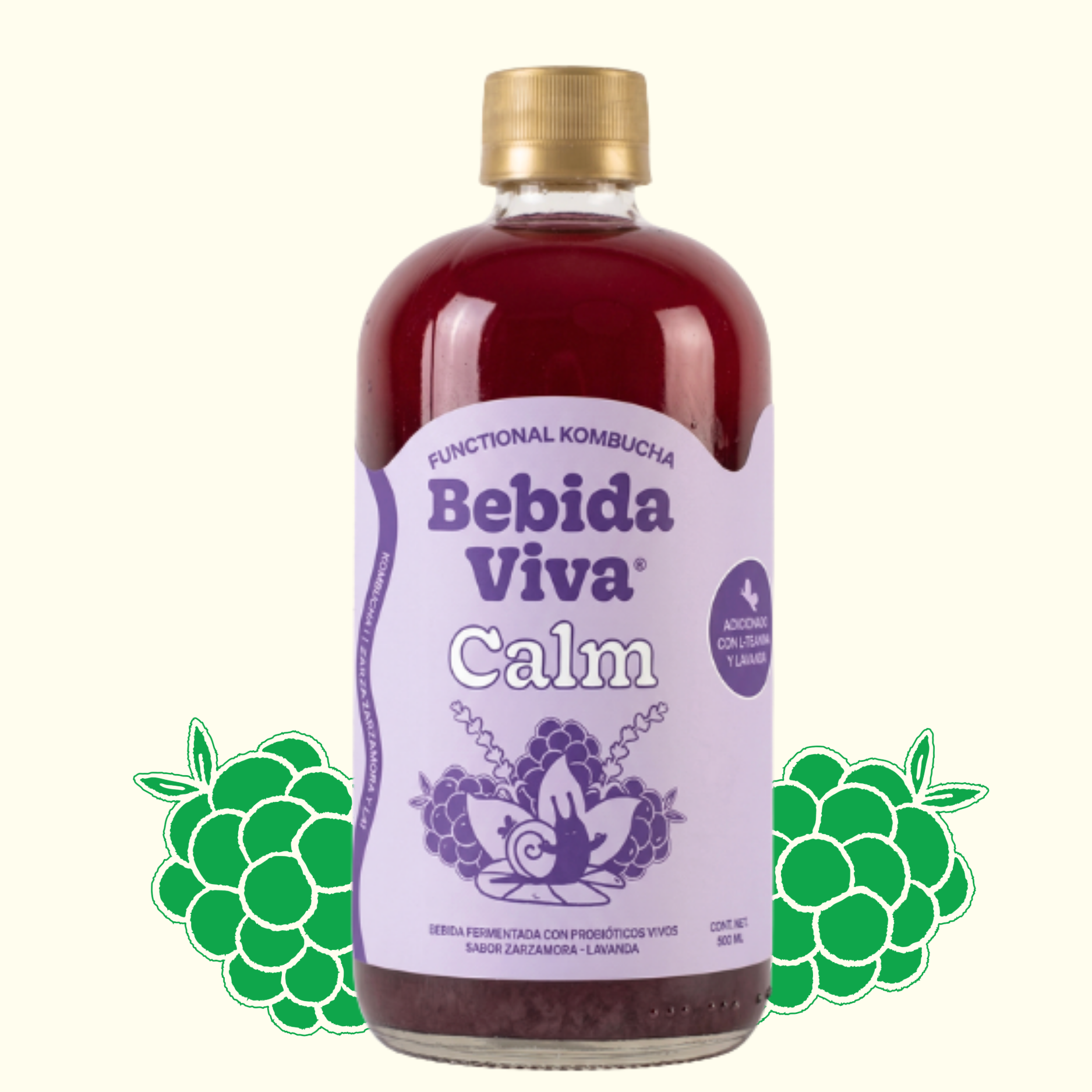 Calm - Zarzamora Lavanda - 12 Pack