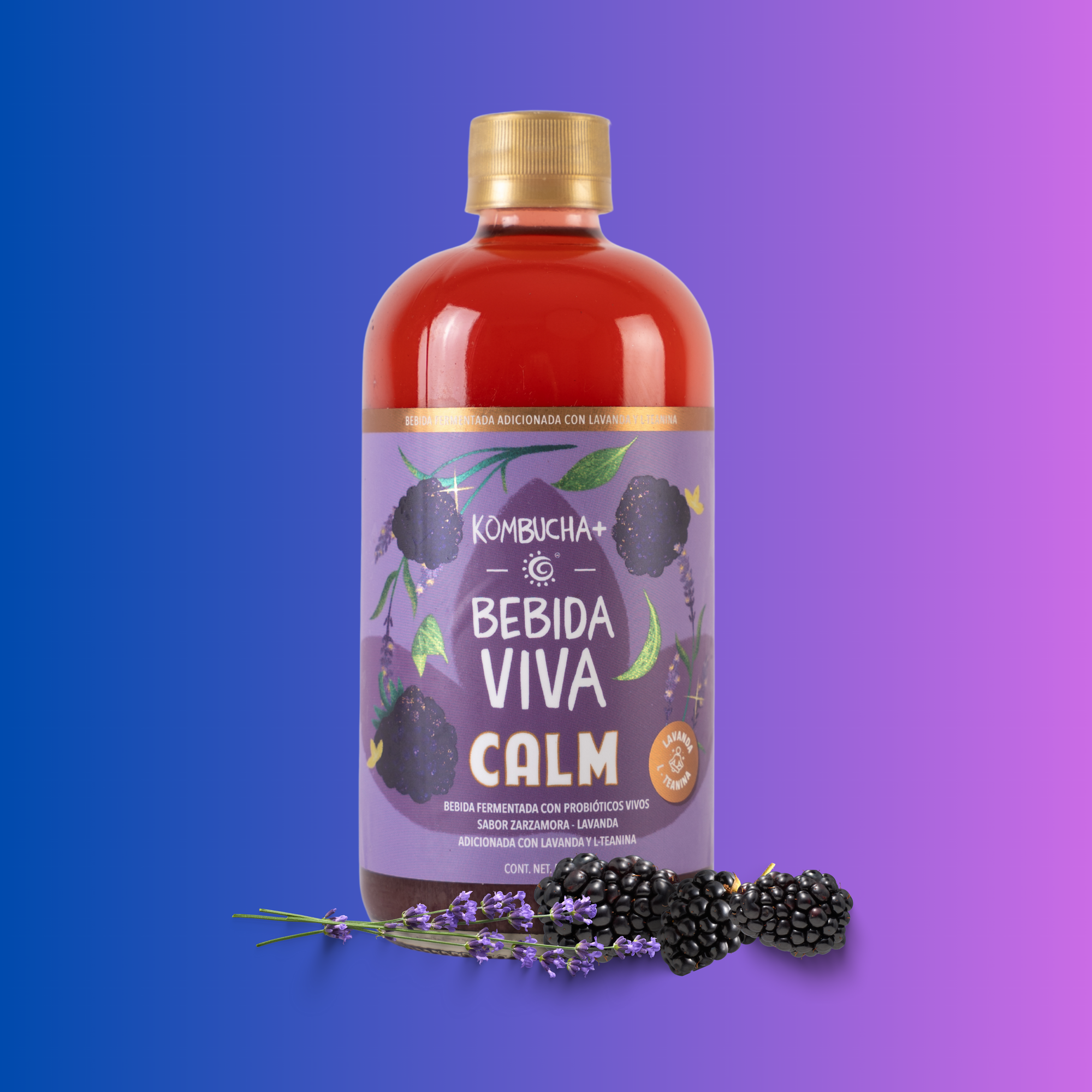 Calm - Zarzamora Lavanda - 12 Pack