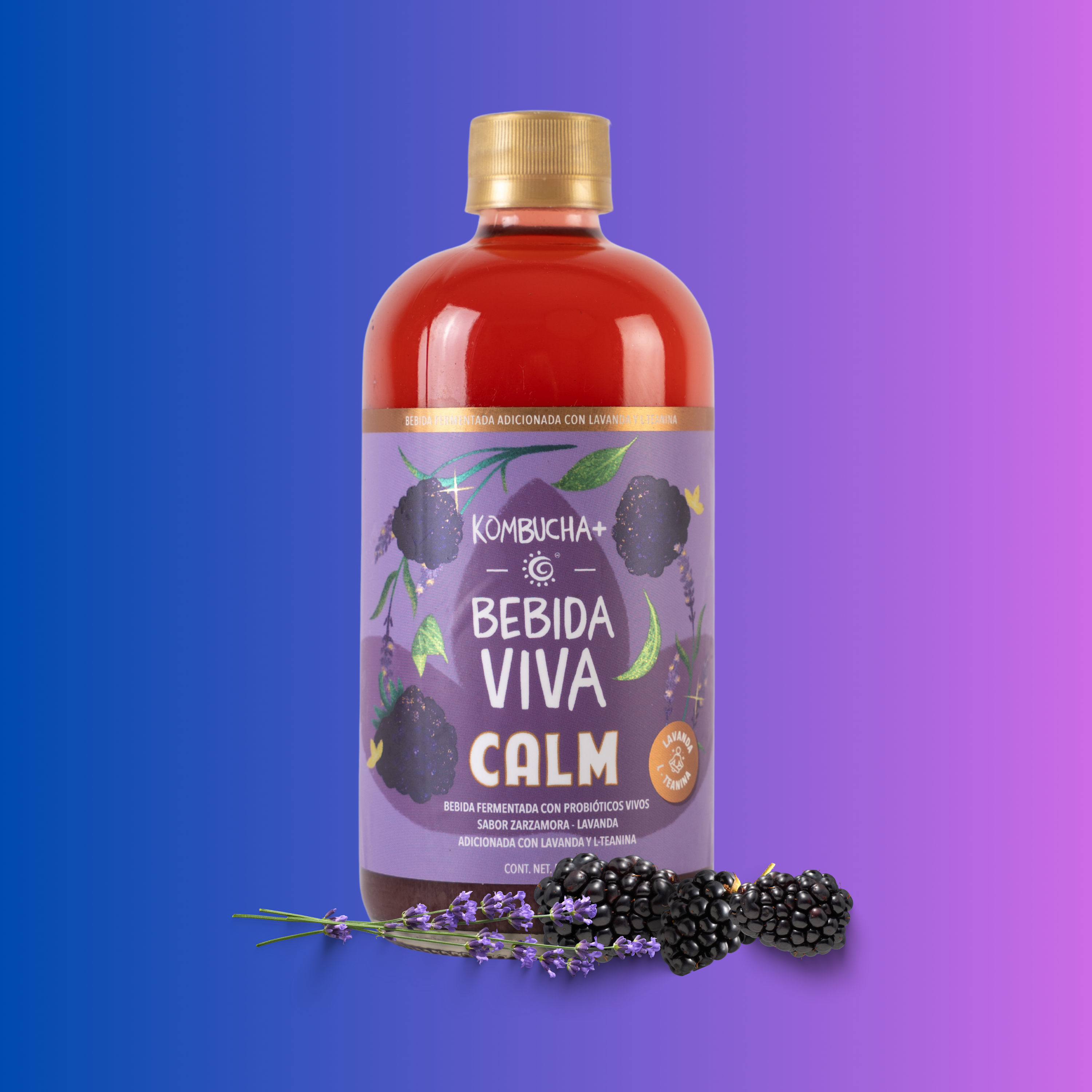 Calm - Zarzamora Lavanda - 12 Pack