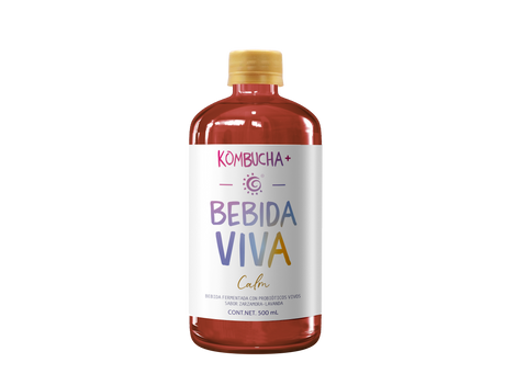 Kombucha Bebida Viva +: Calm - Zarzamora Lavanda