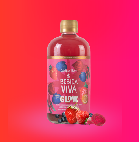 Glow - Fresa, Arándano y Betabel - 12 Pack