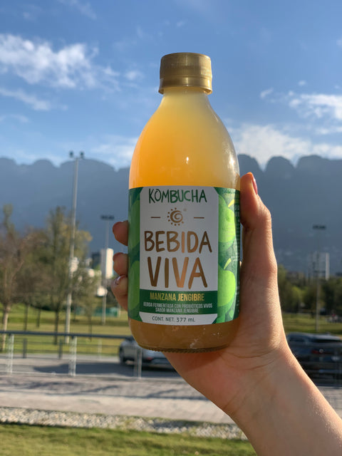 Kombucha Bebida Viva: Manzana - Jengibre