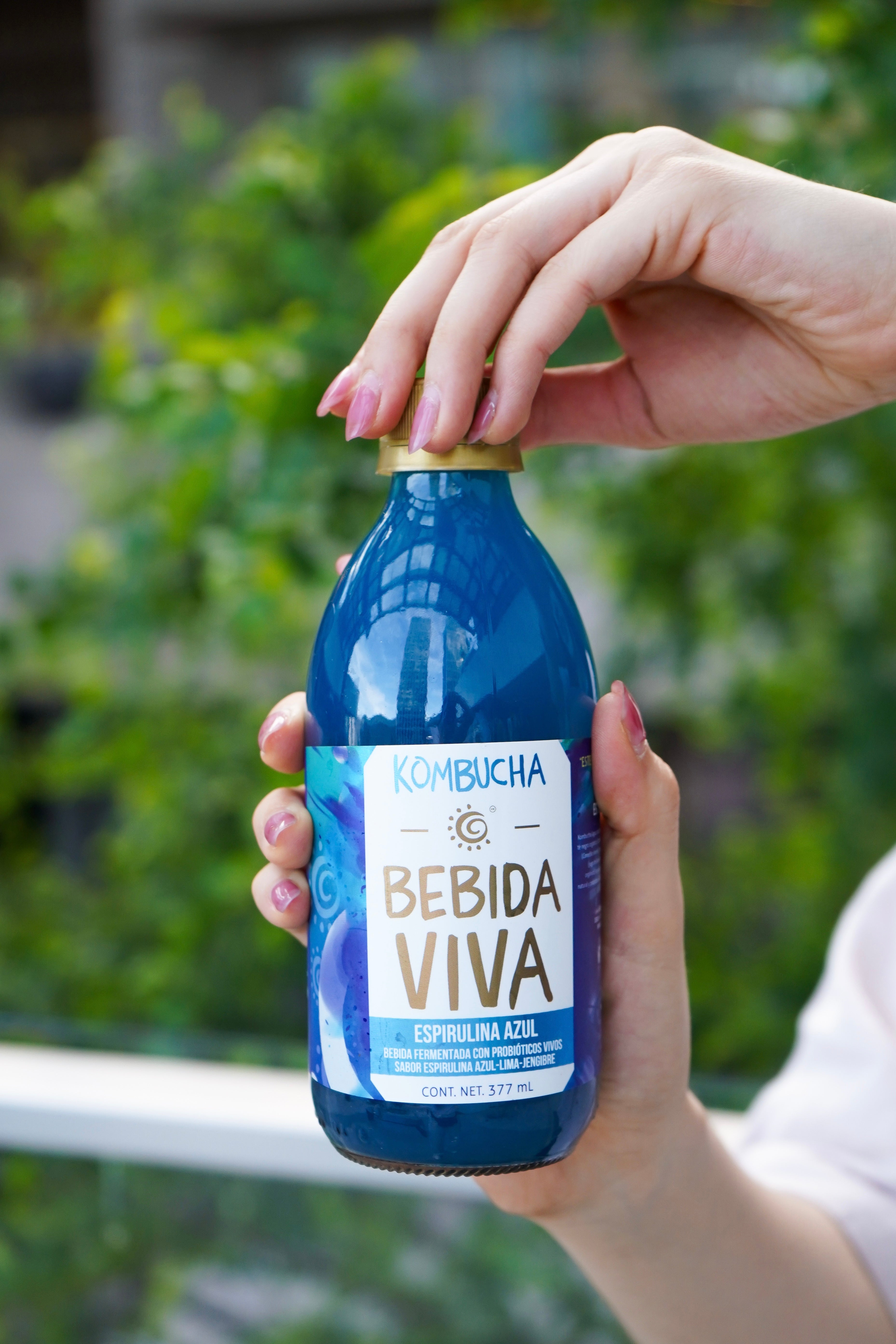 Kombucha Bebida Viva: Espirulina Azul