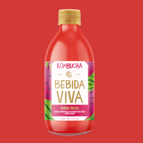 Kombucha Bebida Viva: Sandía Fresca