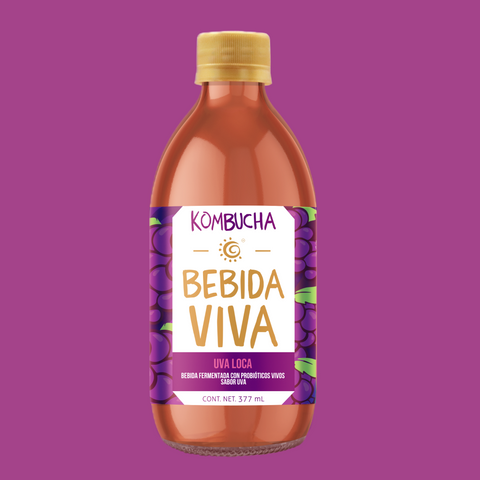 Kombucha Bebida Viva: Uva Loca