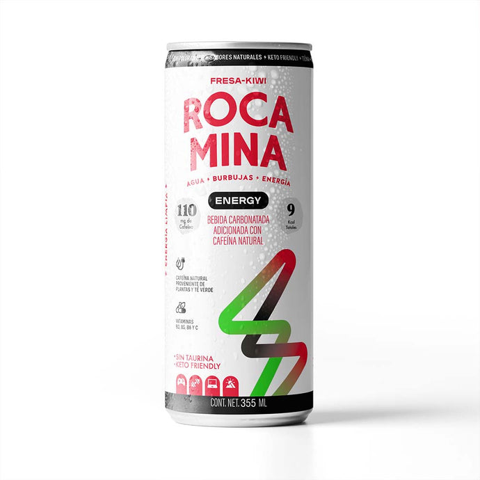 Rocamina Energy - Kiwi Fresa - 12 Pack